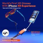 VITURE Pro for Lightning iPhone Pack Pro XR Glasses & HDMI XR Adapter for iPhone 14 & Earlier Models, 2.8 Hours Battery Life, Multiple Screens, 360˚ VR Video Enabled, Play/Work While Charging