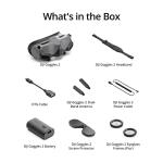 DJI Goggles 2 - Lightweight and Comfortable Immersive Flight Goggles with Stunning Micro-OLED Screens, HD Low-Latency Transmission, Adjustable Diopters, Wireless Streaming