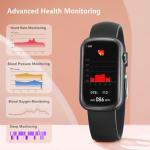 FITVII Smart Fitness Tracker with Health Monitor