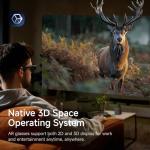 INAIR 2 PRO AR Glasses | 2D to 3D Image and Video | Reality/Virtual Switch | Multi-Screen | 135" 120Hz Display for Work & Entertainment |Compatible with iPhone15/16, Android, Mac Win Steam Deck