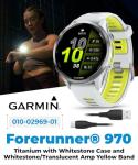 Garmin Forerunner 970 GPS Smartwatch Bundle