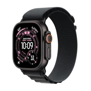 Apple Watch Ultra 3 [GPS + Cellular 49mm] Running & Multisport Smartwatch w/Rugged Titanium Case w/Black Alpine Loop - M. Satellite Communications, Advanced Health & Fitness Tracking