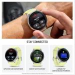 Garmin 010-03014-02 Venu 4, 45 mm Health & Fitness GPS Smartwatch, Silver with Citron Silicone Band Bundle with 2 YR CPS Enhanced Protection Pack