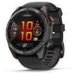 PlayBetter Garmin Fenix 8 Pro AMOLED Sapphire (51mm, Carbon Gray DLC Titanium) Multisport GPS Smartwatch Bundle - 1.4” Touchscreen, inReach Technology Wireless Running Earbuds