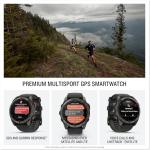 PlayBetter Garmin Fenix 8 Pro AMOLED Sapphire (51mm, Carbon Gray DLC Titanium) Multisport GPS Smartwatch Bundle - 1.4” Touchscreen, inReach Technology Wireless Running Earbuds