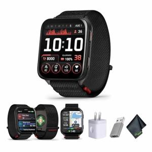 Garmin Venu X1 Thin and Lightweight GPS Smartwatch, 2” AMOLED Display, Sapphire Lens, LED Flashlight, Built-in Maps, 100+ Sports Apps, Fitness and Wellness Tracking Black with Slate Titanium Caseback