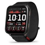 PlayBetter Garmin Venu X1 (Black/Slate Titanium) Fitness GPS Smartwatch Bundle - 2" Thin AMOLED Display, Advanced Health and Fitness 5000mAh Portable Charger & HD Screen Protectors