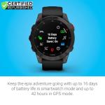Garmin 010-N2582-10 Epix Gen 2 Premium Active Smartwatch 47 mm Black Titanium (Renewed) Bundle with 2 YR CPS Enhanced Protection Pack
