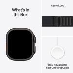 Apple Watch Ultra 3 [GPS + Cellular 49mm] Running & Multisport Smartwatch w/Rugged Titanium Case w/Black Alpine Loop - M. Satellite Communications, Advanced Health & Fitness Tracking