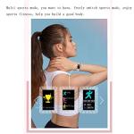 PZHANGZVH Women Smart Watch Fitness Tracker with Heart Rate Monitor Activity Step Sleep Monitor Calorie Counter Smart Watch (5 Pieces) Silver