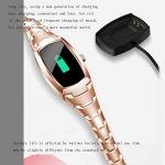 PZHANGZVH Women Smart Watch Fitness Tracker with Heart Rate Monitor Activity Step Sleep Monitor Calorie Counter Smart Watch (5 Pieces) Silver