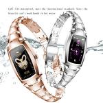 PZHANGZVH Women Smart Watch Fitness Tracker with Heart Rate Monitor Activity Step Sleep Monitor Calorie Counter Smart Watch (5 Pieces) Silver