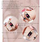 PZHANGZVH Women Smart Watch Fitness Tracker with Heart Rate Monitor Activity Step Sleep Monitor Calorie Counter Smart Watch (5 Pieces) Silver