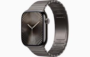Apple Watch Series 10 [GPS + Cellular, 46mm] - Slate Titanium Case with Slate Link Bracelet (Renewed)