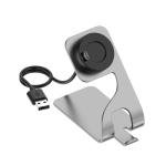 Garmin 010-02785-02 Venu 3S Health Fitness GPS Smartwatch Gold Steel Bezel with French Gray Case 41mm Bundle with Charging Dock, Silicone Dust Cover 3 Pack and USB Type C Charging and Sync Cable