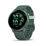 Garmin Vivoactive 6 Smartwatch Metallic Jasper Green with Jasper Green Band Best Fitness GPS Smart-Watch with AMOLED Display, 11-Day Battery, Advanced Activity Tracking Watch Bundle for Men &Women