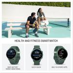 Garmin Vivoactive 6 Fitness GPS Smartwatch AMOLED Display Metallic Jasper Green with Green Band, 11-Day Battery, 80+ Sports Modes, Activity Tracking Smart Features, Music, Contactless Payments Bundle
