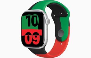 Apple Watch Series 10 [GPS + Cellular, 42mm] - Silver Aluminum Case with Black Unity Sport Band, S/M (Renewed)