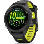 Garmin 010-02810-03 Forerunner 265S GPS Smartwatch Black/Amp Yellow Bundle with 2 YR CPS Enhanced Protection Pack (Renewed)