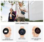 Wearable4U Garmin Vivoactive 6 - Health & Wellness Smartwatch, 1.2 in Bright AMOLED, Fitness & GPS Sports Tracking, Up to 11 Days of Battery, Metallic Pink Dawn & Pink Dawn Band w PowerBank Bundle