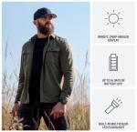 Garmin Tactix 8, 47mm AMOLED Display, Titanium Bezel, Sapphire Lens, Premium Tactical GPS Smartwatch, Includes Applied Ballistics Ultralight Solver, 40M Dive Rating, w/Wearable4U BlackEarbuds Bundle