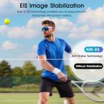 padom Camera Glasses for Men Women, 8MP HD Video Recording Glasses with Bluetooth & Speakers, Built-in Storage(No SD Card Needed), AI Smart Glasses with Camera for Cycling/Outdoor Sports/Travel(Blue)