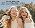 Reankani Smart Glasses with Translator - AI Smart Glasses for Instant Translation | Bluetooth Translation Glasses for Men & Women | Wearable Tech for Global Communication
