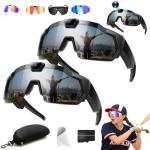 Baseball Glasses with Camera, Baseball Sunglasses with Camera, 4K Video Cameras Glasses, That Record Video and Audio, Smart Recording Sunglasses for Men and Women (A#*2)