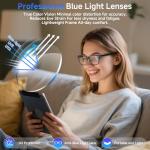 Smart Glasses with Camera and Bluetooth, 800W HD Anti-Shake Camera Glasses, 1080P Video Recording, Audio, Translation, GPT Assistant, 290 mAh, AI Glasses for Men Women with Meetings & Vlogging