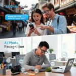 iONCT Ai Smart Glasses with Camera,8MP HD 1080P Camera Glasses for Men Women,Video Recording Glasses with Audio, Translation Sunglasses,Voice Assistant, Open-Ear Audio for Travel, Meetings & Vlogging