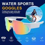 Baseball Glasses with Camera, Baseball Sunglasses with Camera, 4K Video Cameras Glasses, That Record Video and Audio, Smart Recording Sunglasses for Men and Women (A#*2)