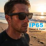 iONCT Ai Smart Glasses with Camera,8MP HD 1080P Camera Glasses for Men Women,Video Recording Glasses with Audio, Translation Sunglasses,Voice Assistant, Open-Ear Audio for Travel, Meetings & Vlogging