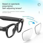 AI Smart Glasses with 4K Camera & Flash Light, Bluetooth Hands-Free Video Recording Sunglasses, Real-Time Translator for 100+ Languages, Photochromic Lenses, ChatGPT Voice Assistant, Music & Calls