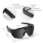 Baseball Glasses with Camera, Baseball Sunglasses with Camera, 4K Video Cameras Glasses, That Record Video and Audio, Smart Recording Sunglasses for Men and Women (A#*2)