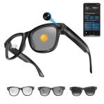 AI Smart Glasses with 1080 HD Camera, Bluetooth Music & Call, Real-Time Translation in 110+ Languages, Hands-Free Video Recording Glasses with 32GB Storage, Lightweight Sunglasses for Travel & Sports