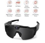 Baseball Glasses with Camera, Baseball Sunglasses with Camera, 4K Video Cameras Glasses, That Record Video and Audio, Smart Recording Sunglasses for Men and Women (A#*2)