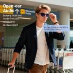 AI Smart Glasses with Camera, 2K Camera Glasses,12MP Video Recording Glasses, Real Time Translation, AI Voice Assistant,Sunglasses with 3 Pack Lenses - Photochromic Lenses,Purple and Blue Lenses