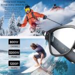 Smart Glasses with HD Camera: AI Recognition,Video Recording,Intelligent Image Stabilization,Real-Time Translation,Voice Assistant ,Open-Ear Audio – Travel,Meetings, Vlogging (Color Changing Lenses)