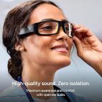 Lucyd Armor Smart Safety Glasses for Men & Women, TR90 Frame, Bluetooth Smart Safety Glasses with Light Adaptive Lenses, Open Ear Speakers & Microphone - ANSI Z87.1 - Slim Photochromic