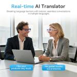 AI Smart Glasses for Men Women,8MP 2K HD Camera Glasses,AI Voice Control,AI Photo Recognition,Real-Time Translation,Smart Sunglasses with Bluetooth Call,IP67 Waterproof for Driving,Outdoor,+2 Lenses.