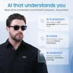 LIMU Gen 5 Smart Glasses, AI Glasses with Real-Time AI Interpreter - Open-Ear Bluetooth Glasses with Speakers, Aluminum-Magnesium Alloy Build, Auto On/Off, Magnetic Lenses for Women & Men