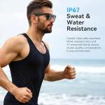 AI Smart Glasses for Men Women,8MP 2K HD Camera Glasses,AI Voice Control,AI Photo Recognition,Real-Time Translation,Smart Sunglasses with Bluetooth Call,IP67 Waterproof for Driving,Outdoor,+2 Lenses.