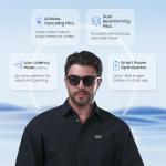 LIMU Gen 5 Smart Glasses, AI Glasses with Real-Time AI Interpreter - Open-Ear Bluetooth Glasses with Speakers, Volume & Touch Control, Wear-Sensor Auto On/Off, Premium TR90 Frame for Women & Men