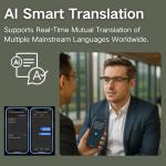 nexlenz Smart Camera Glasses–8MP Photo&Smooth 4K Video,AI Object Recognition,Real-Time Translation,Bluetooth Audio&Calls,Dual-Mic Noise Reduction,IP65 Half-Frame Design (bulelight)