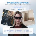 LIMU Gen 5 Smart Glasses, AI Glasses with Real-Time AI Interpreter - Open-Ear Bluetooth Glasses with Speakers, Volume & Touch Control, Wear-Sensor Auto On/Off, Premium TR90 Frame for Women & Men