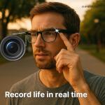 nexlenz Smart AI Glasses – 8MP Camera with EIS, Free AI Recognition, Real-Time Translation, Dual-Mic Noise Canceling, Bluetooth 5.3, WiFi Sharing, IP67 Waterproof (Color Changing Glasses)