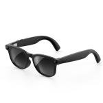 JPRTJY Latest AI Smart Glasses with 4K Camera – Hands-Free Video Recording, Open-Ear Audio & Wireless Connection for Vlog, Driving, Outdoor, Daily Life,Midnight Black