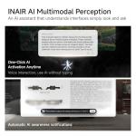INAIR 2 Pro Set| AR Glasses + Pod| 6-Screen Expansion| Wireless PC Streaming| Compatible with Vast Android apps| Real‑Time 2D‑to‑3D| Smart Portable Set