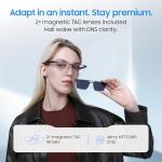 LIMU Gen 5 Smart Glasses, AI Glasses with Real-Time AI Interpreter - Open-Ear Bluetooth Glasses with Speakers, Aluminum-Magnesium Alloy Build, Auto On/Off, Magnetic Lenses for Women & Men