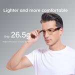 SANGSTRE Mozart Smart Audio Glasses Excellent Sound Quality Ultralight,Detachable Frame Front,Blue Light Blocking,Photochromic Lenses,UV400,Bluetooth Glasses for Men;Travel,Work,Meeting
